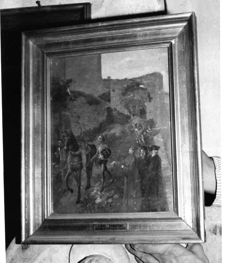 paesaggio (dipinto, opera isolata) di Sabatini Luigi (sec. XIX)