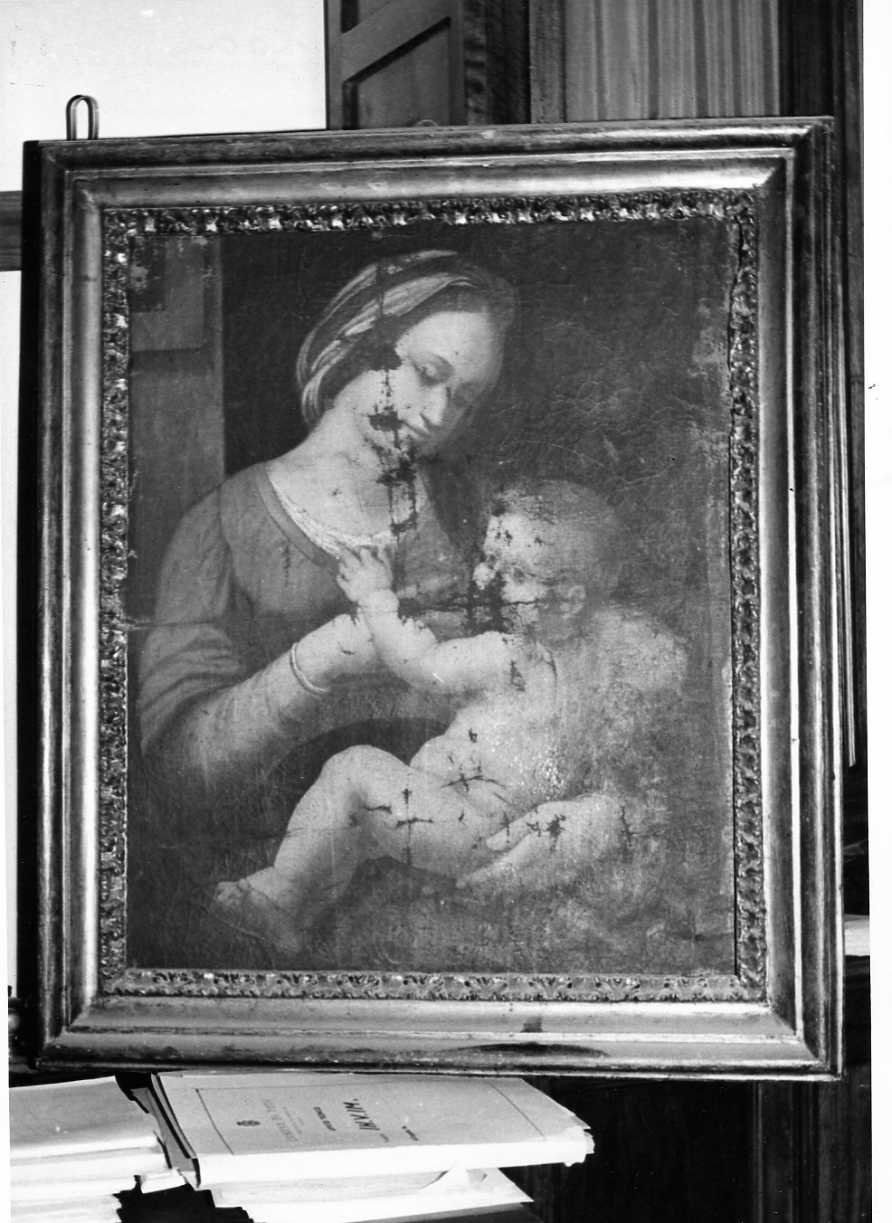 Madonna con Bambino (dipinto, opera isolata) - ambito umbro (prima metà sec. XVII)