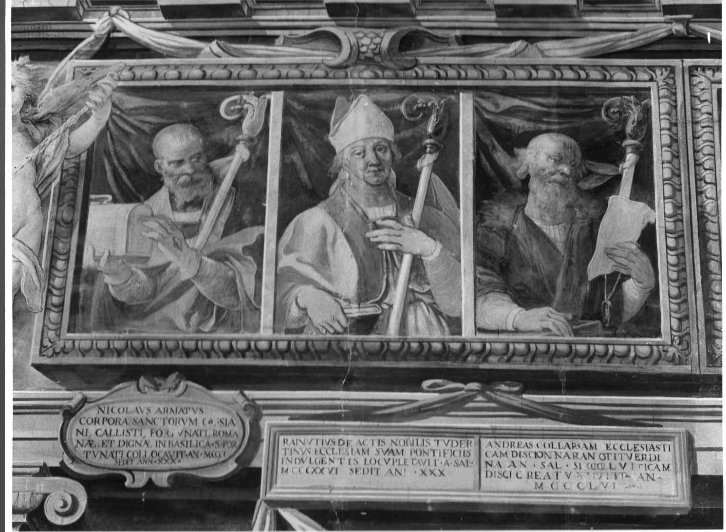 ritratti vescovili (dipinto, ciclo) di Fenzoni Ferraù (sec. XVI)