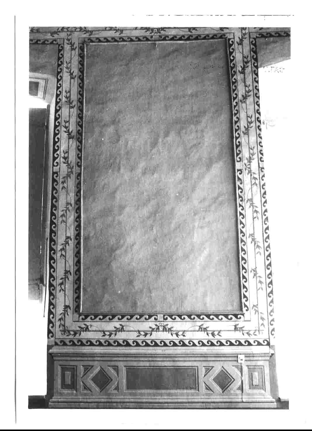 motivi decorativi geometrici (dipinto, opera isolata) - ambito Italia centrale (fine/inizio secc. XIX/ XX)