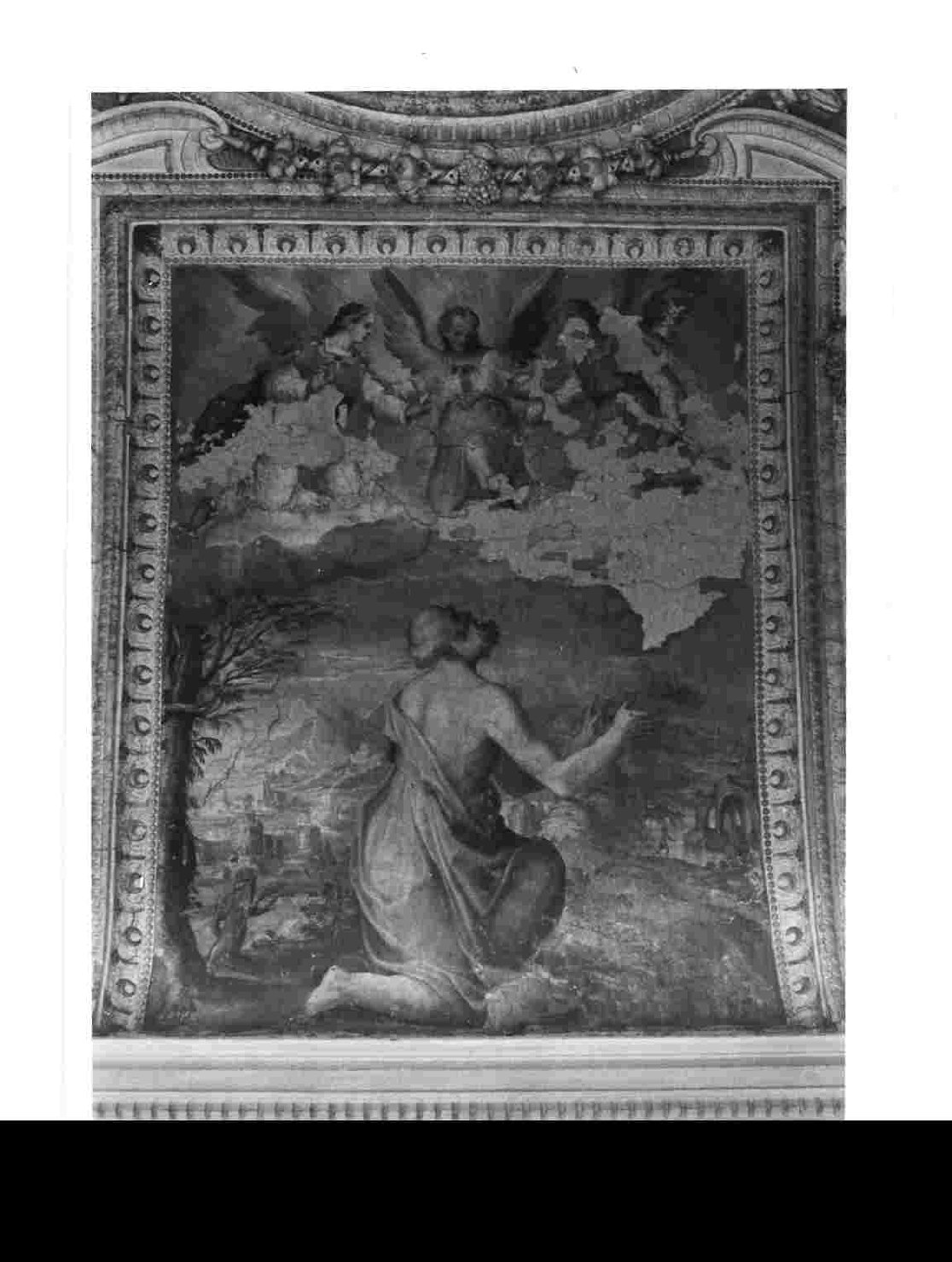 Apparizione (dipinto, elemento d'insieme) - ambito Italia centrale (metà sec. XVI)