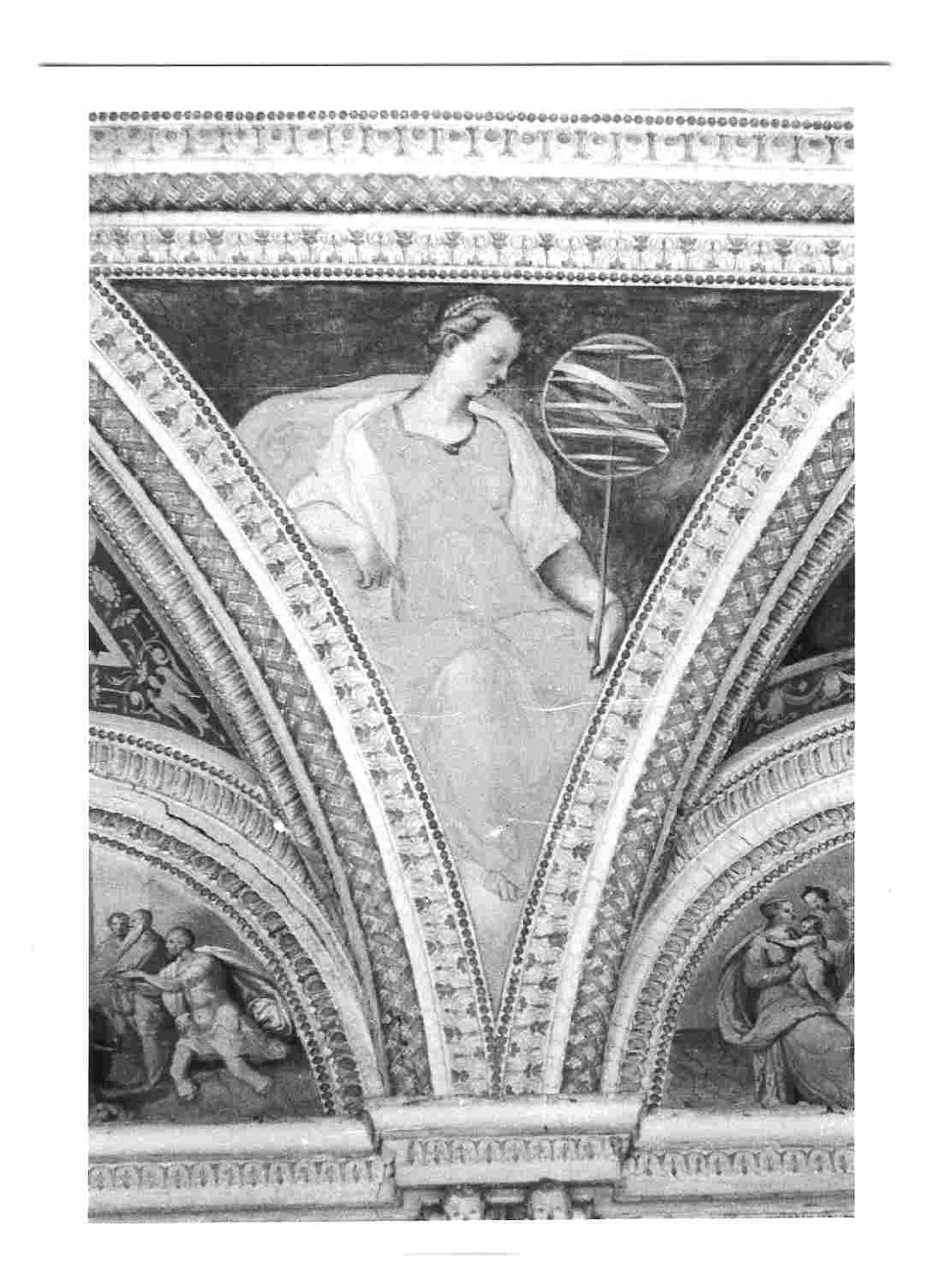 figure allegoriche femminili (dipinto, serie) - ambito Italia centrale (metà sec. XVI)