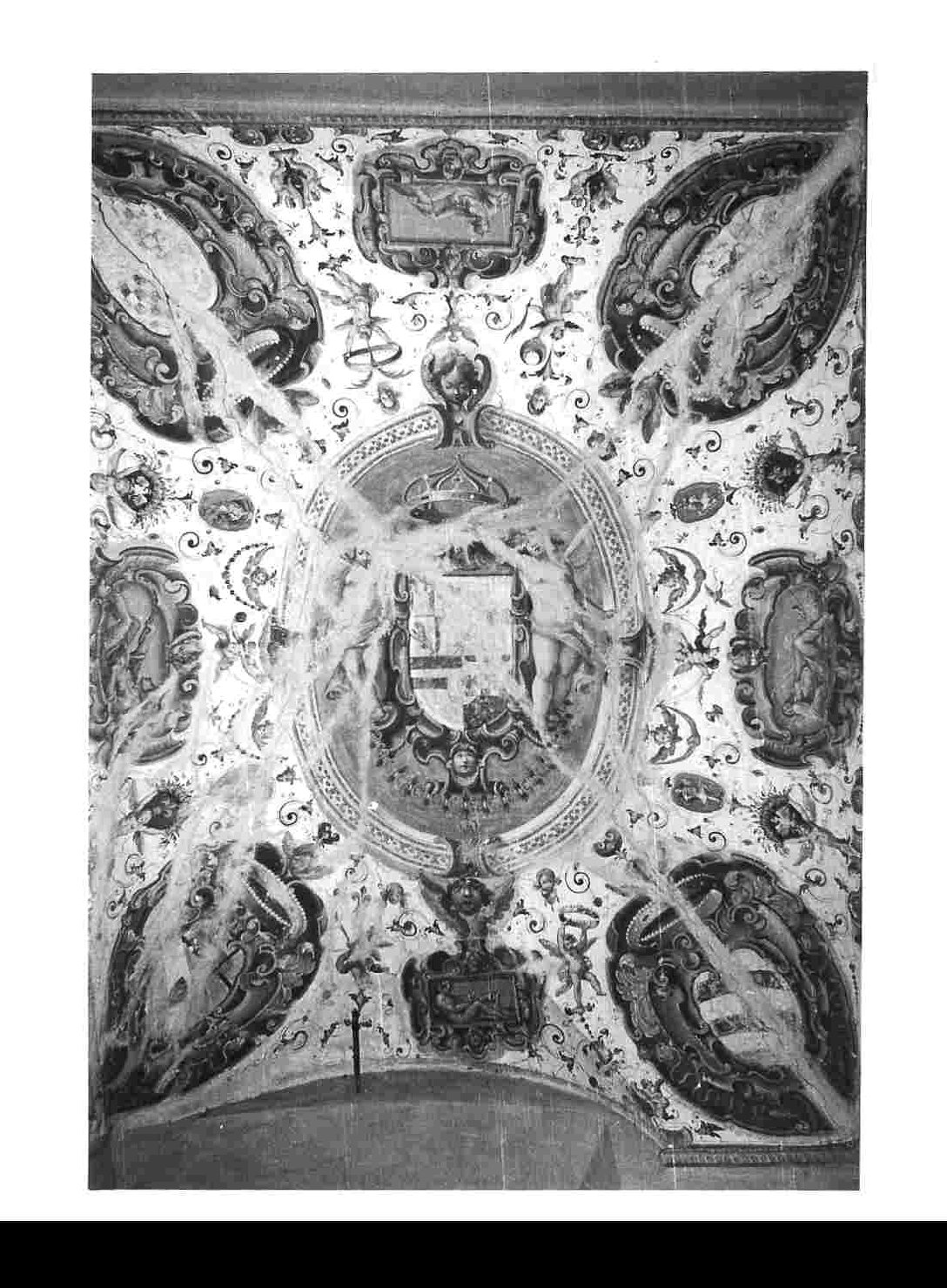 grottesche (dipinto, opera isolata) di Gherardi Cristoforo detto Doceno (attribuito) (metà sec. XVI)