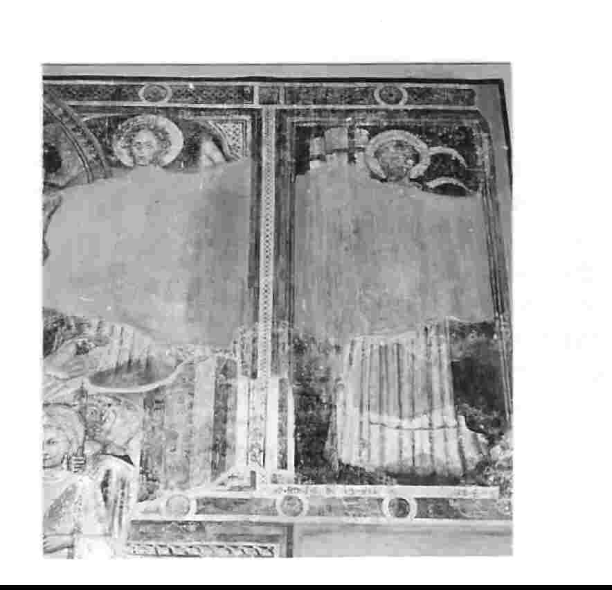 S. Pietro Martire, S. Michele Arcangelo, S. Leonardo (dipinto, elemento d'insieme) - ambito umbro (primo quarto sec. XV)