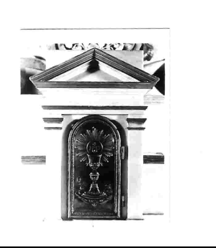 sportello di tabernacolo, elemento d'insieme - bottega Italia centrale (prima metà sec. XIX)