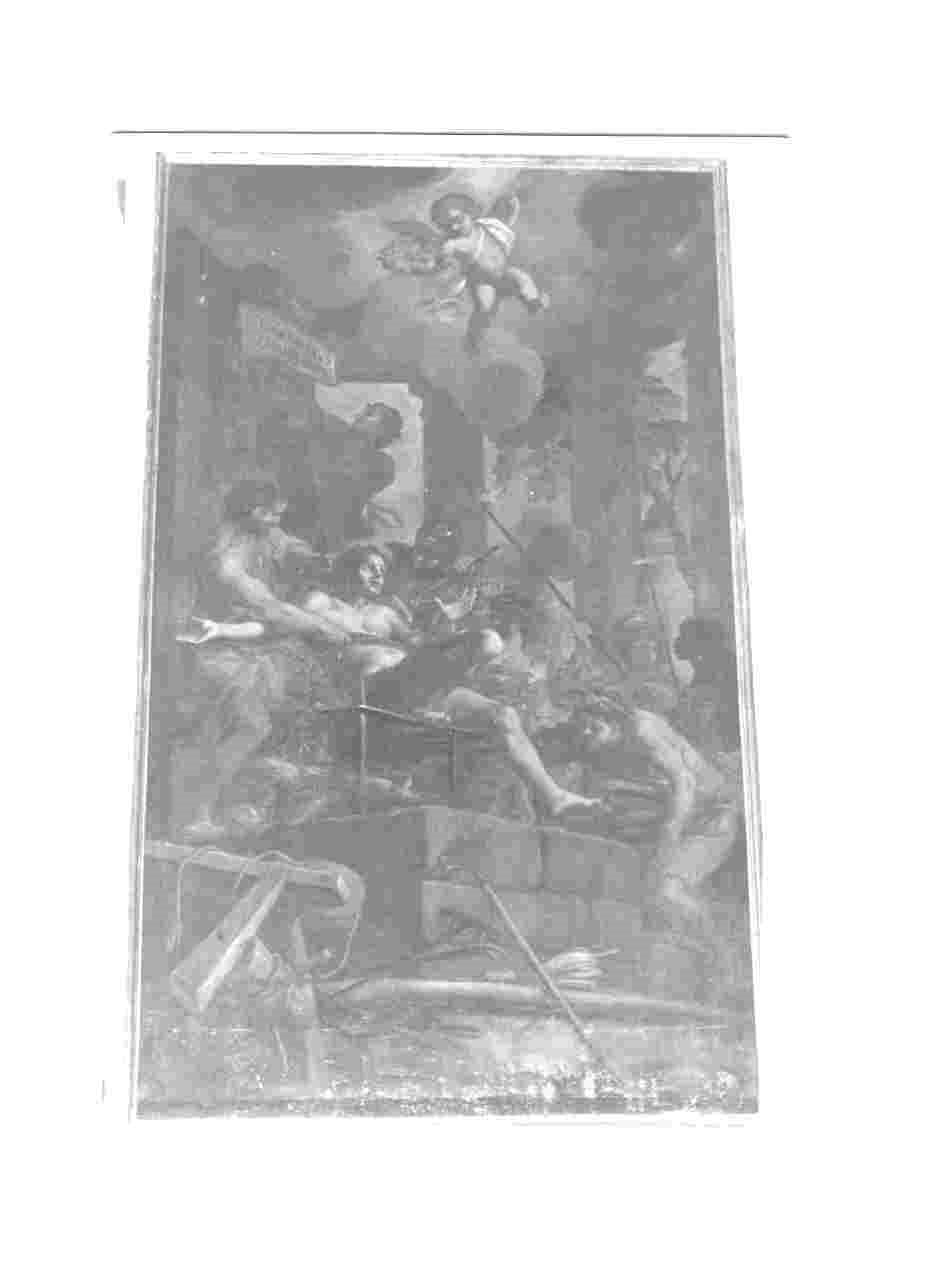 martirio di San Lorenzo (dipinto, opera isolata) di Borghetti Giovanni Ventura (sec. XVII)