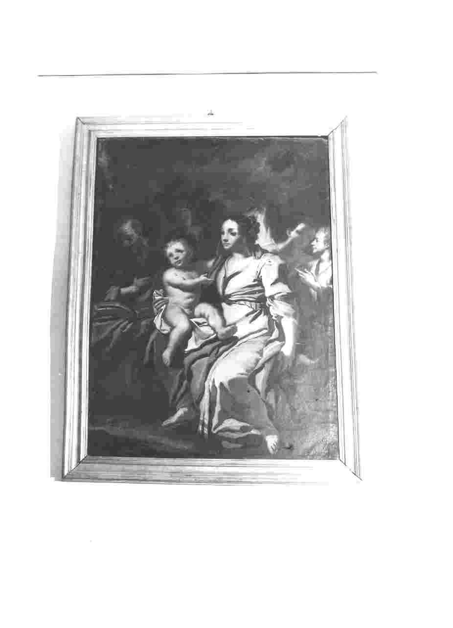Sacra Famiglia (dipinto, opera isolata) - ambito Italia centrale (fine sec. XVII)