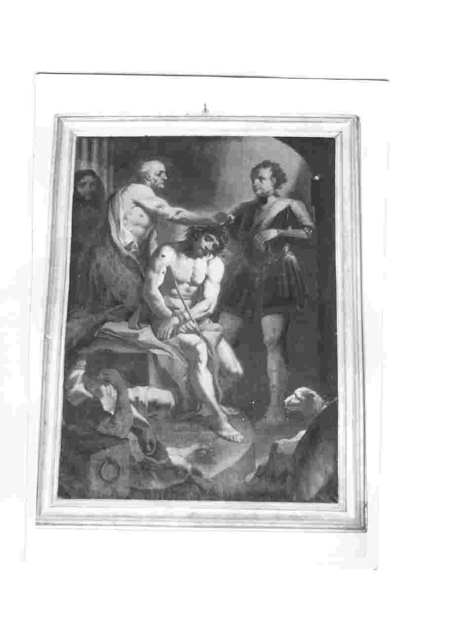incoronazione di spine (dipinto, opera isolata) - ambito Italia centrale (sec. XVII)