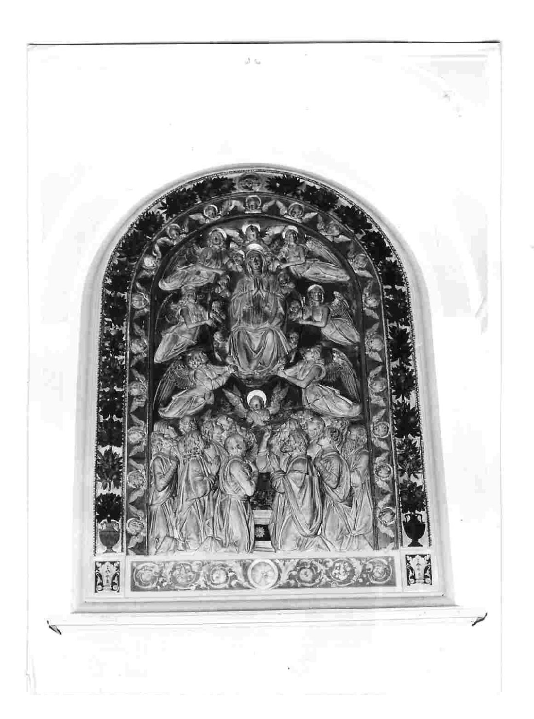 Madonna Assunta (calco, opera isolata) di Muscini Filippo, Bianchi Giuseppe (seconda metà sec. XIX)