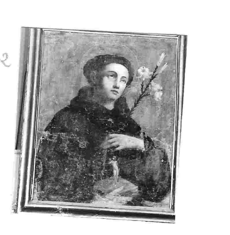 Sant'Antonio da Padova (dipinto, elemento d'insieme) - ambito Italia centrale (sec. XIX)
