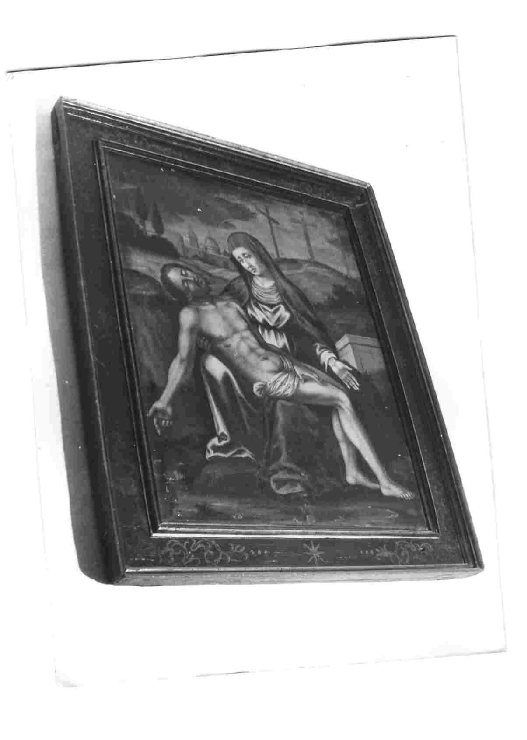 Pietà (dipinto, opera isolata) - ambito umbro (sec. XVII)