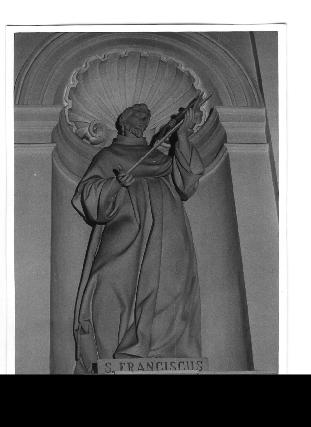 San Francesco (statua, opera isolata) di Milli Antonio (attribuito) (sec. XVIII)