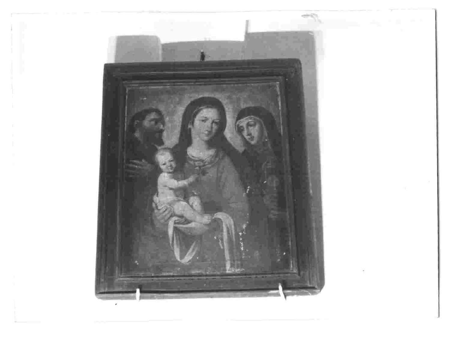 Madonna con Bambino e Santi (dipinto, opera isolata) - ambito Italia centrale (seconda metà sec. XVII)
