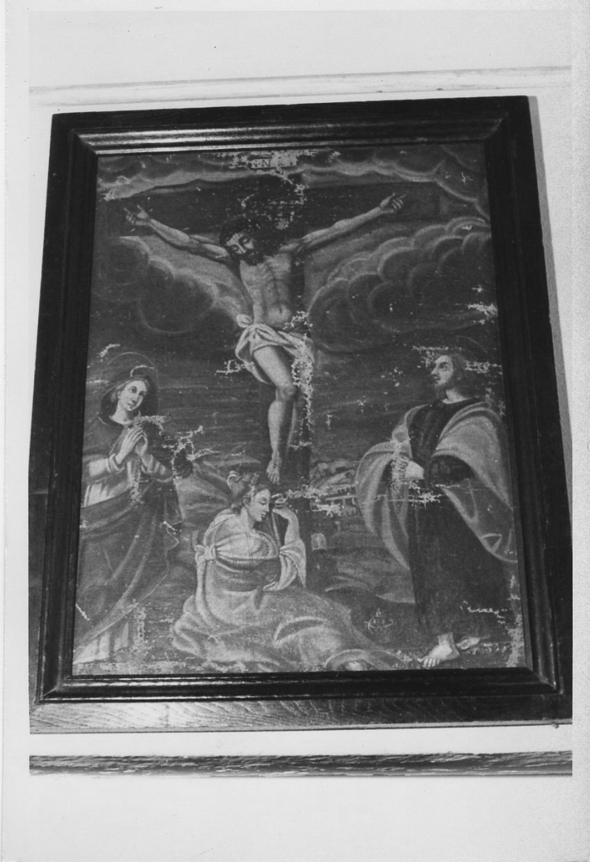 crocifissione di Cristo (dipinto, opera isolata) - ambito Italia centrale (sec. XVIII)