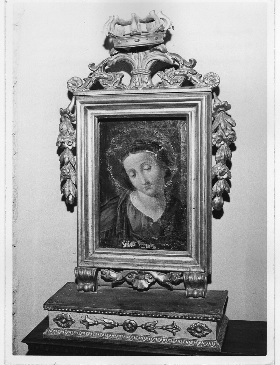 Maria Vergine (quadro d'altare, opera isolata) - ambito italiano (sec. XIX)