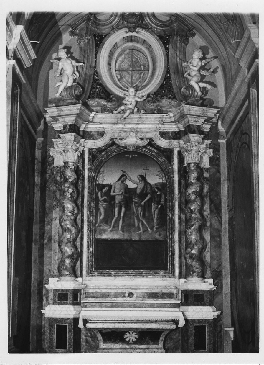 mostra d'altare, elemento d'insieme - ambito italiano (sec. XVIII)