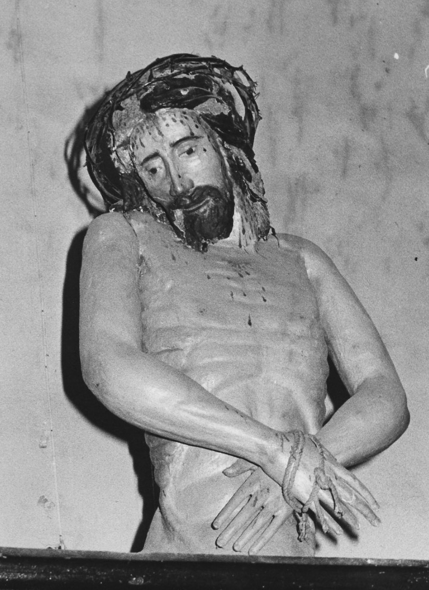 Ecce Homo (scultura, elemento d'insieme) - bottega italiana (sec. XVII)