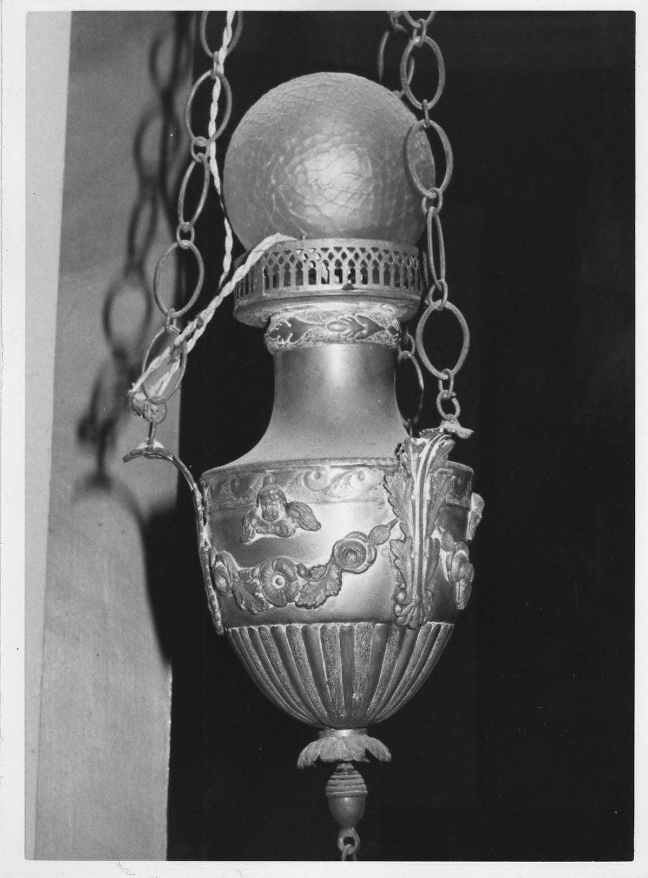 lampada - a vaso, coppia - bottega italiana (primo quarto sec. XIX)