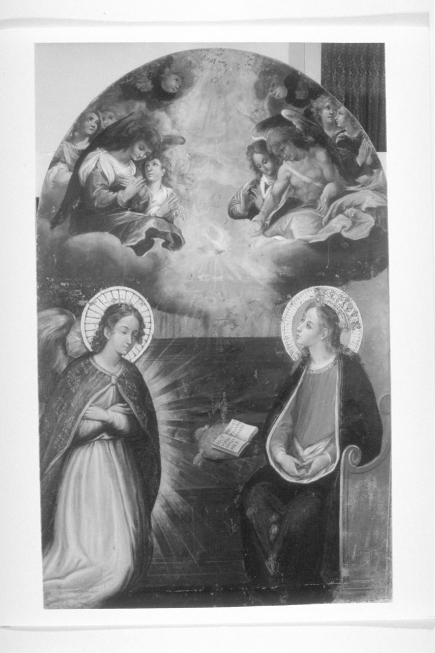 Annunciazione (dipinto, opera isolata) di Brunelli Alessandro (attribuito) (primo quarto sec. XVII)