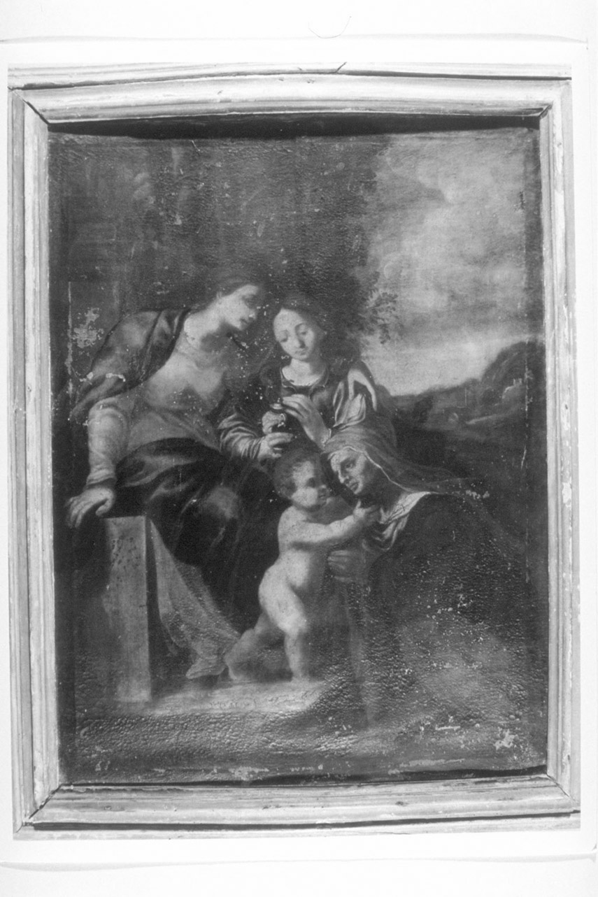 Madonna con Bambino, Sant'Anna e Santa Maria Maddalena (dipinto, opera isolata) - ambito umbro (sec. XVIII)