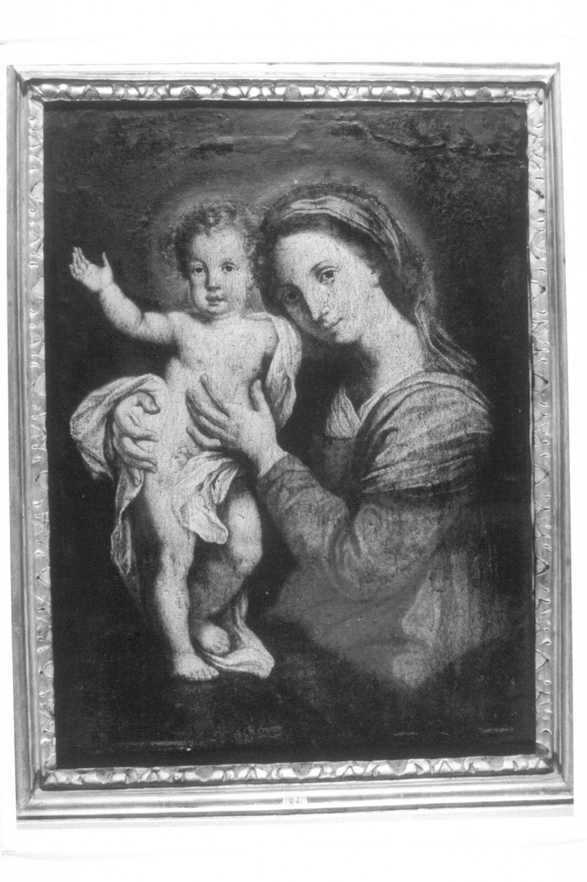 Madonna della Misericordia, Madonna con Bambino (dipinto, opera isolata) - ambito umbro (prima metà sec. XVIII)