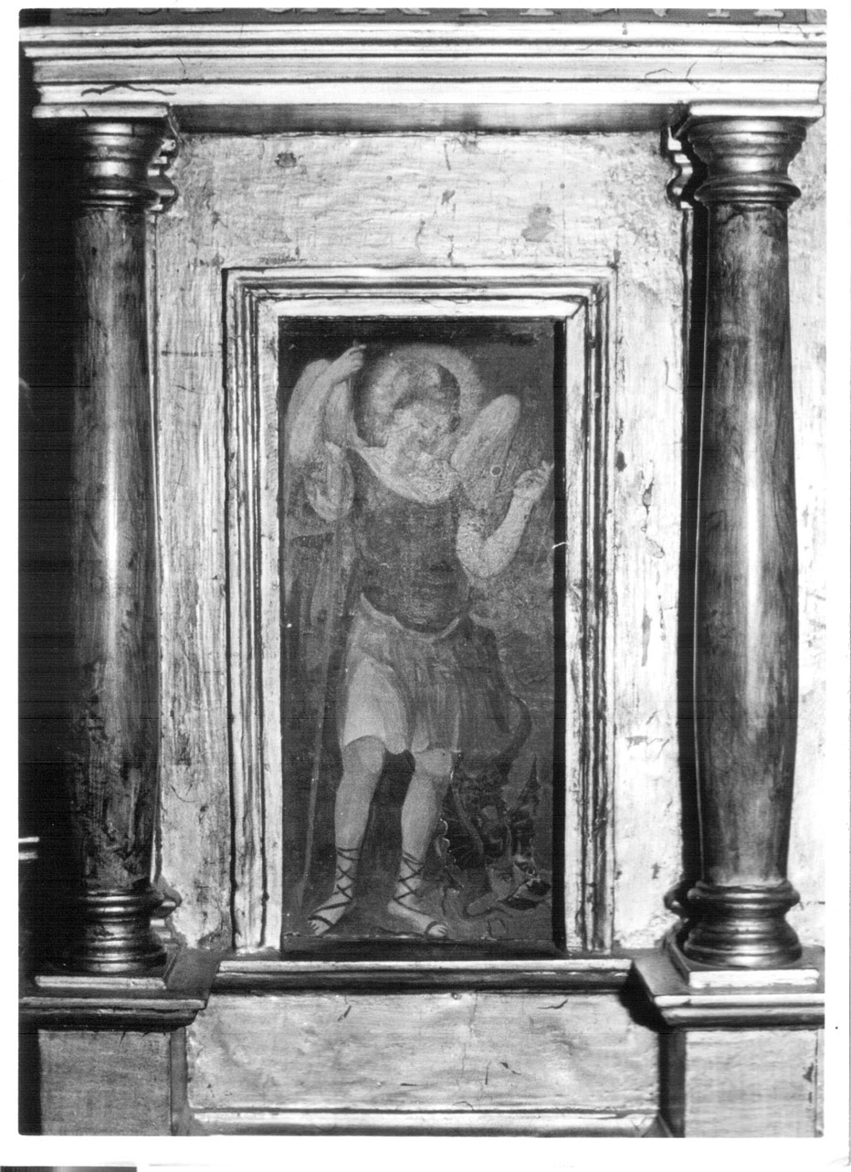 tabernacolo - a tempietto, opera isolata - bottega Italia centrale (seconda metà sec. XVI)