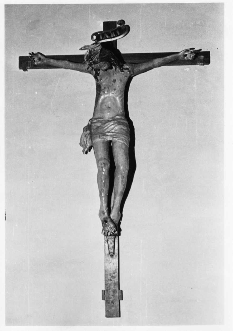 Cristo crocifisso (crocifisso, insieme) - bottega umbra (fine/inizio secc. XV/ XVI)