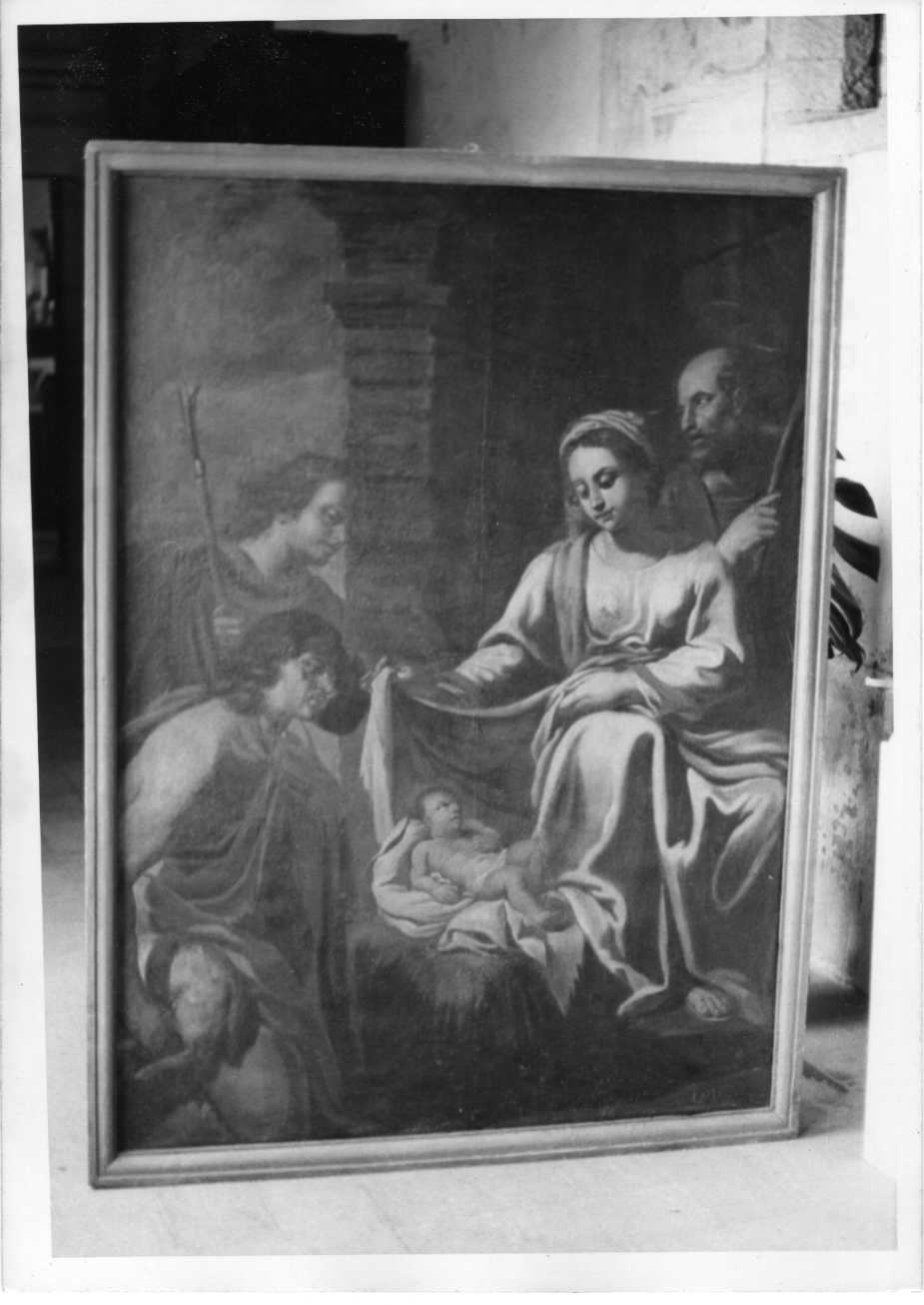 natività di Gesù (dipinto, opera isolata) - ambito Italia centrale (sec. XVII)
