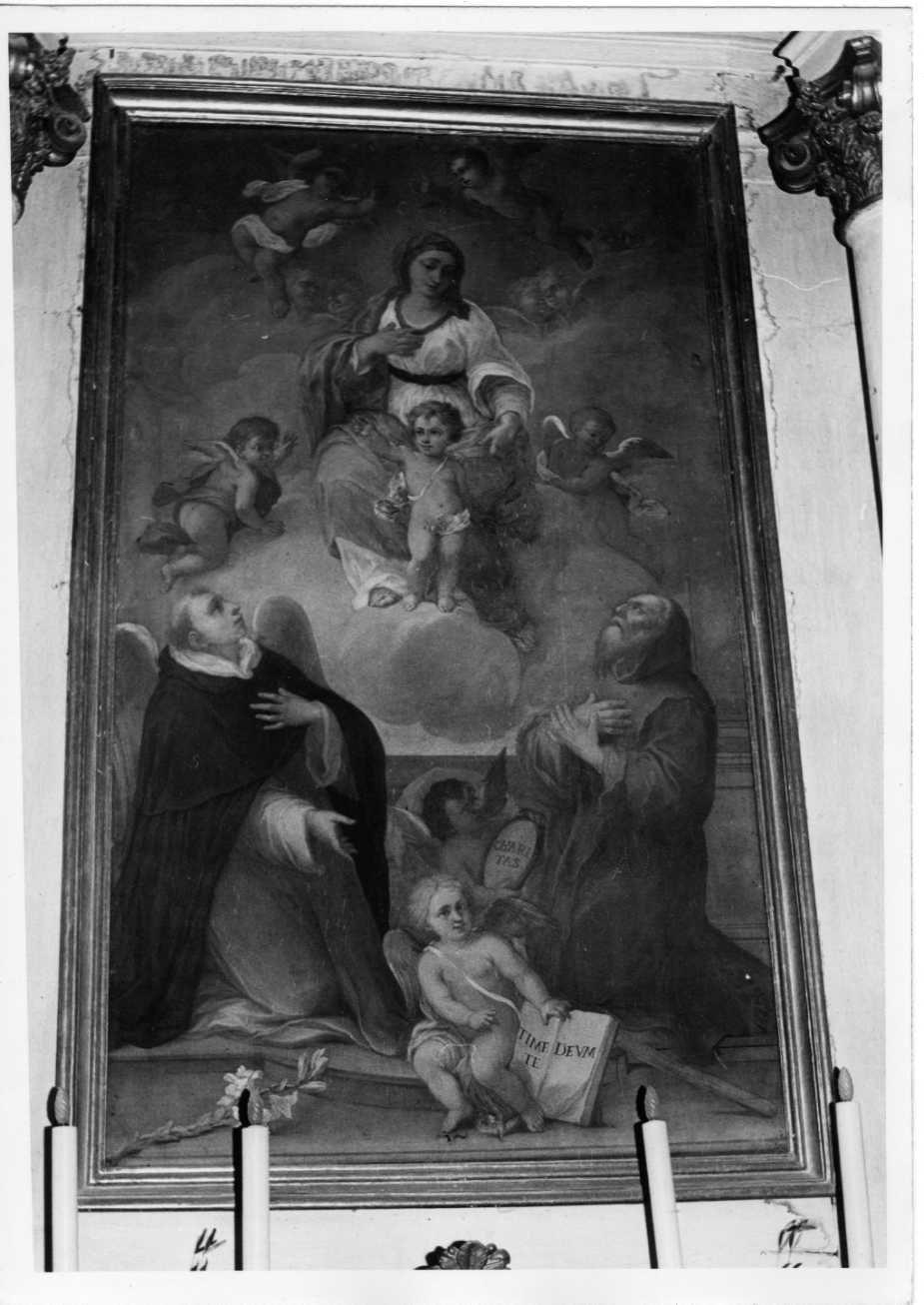 Madonna con Bambino e Santi (dipinto, opera isolata) - ambito Italia centrale (sec. XVII)