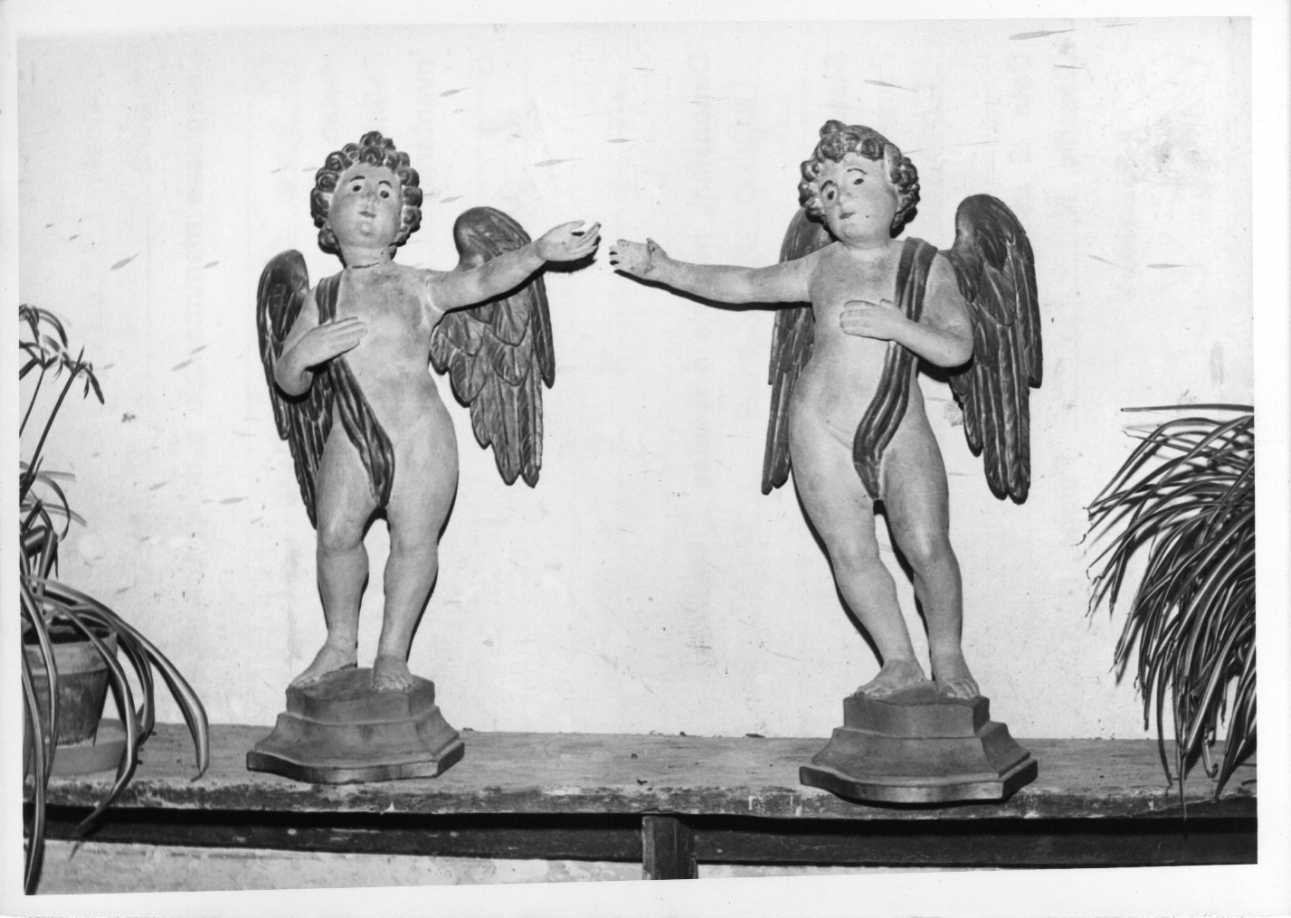 angelo (scultura, coppia) - bottega Italia centrale (sec. XVII)