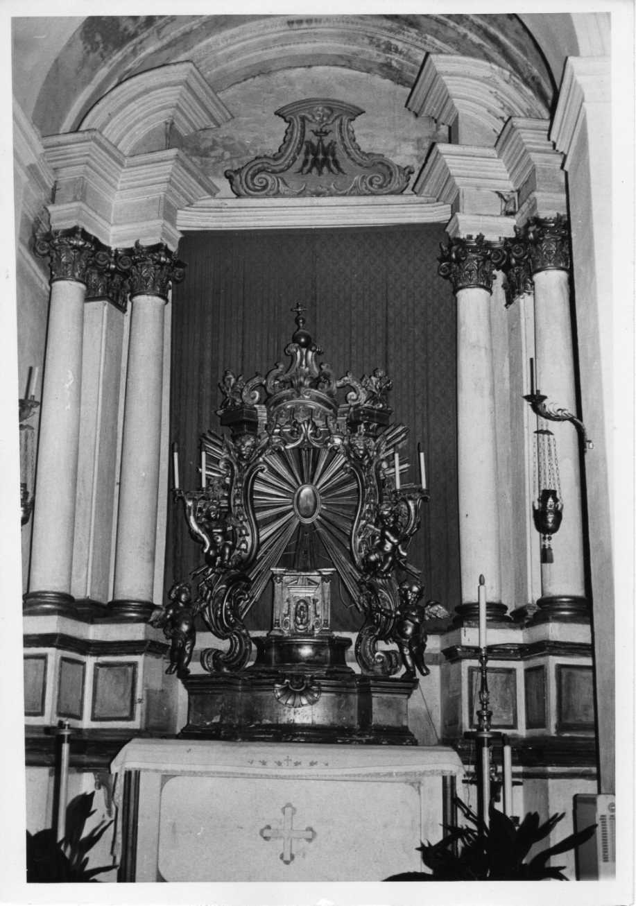 mostra d'altare, coppia - bottega Italia centrale (sec. XVIII)