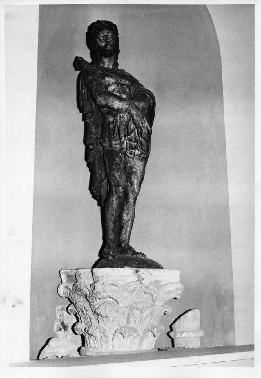 Ecce Homo (scultura, opera isolata) - bottega Italia centrale (sec. XV)