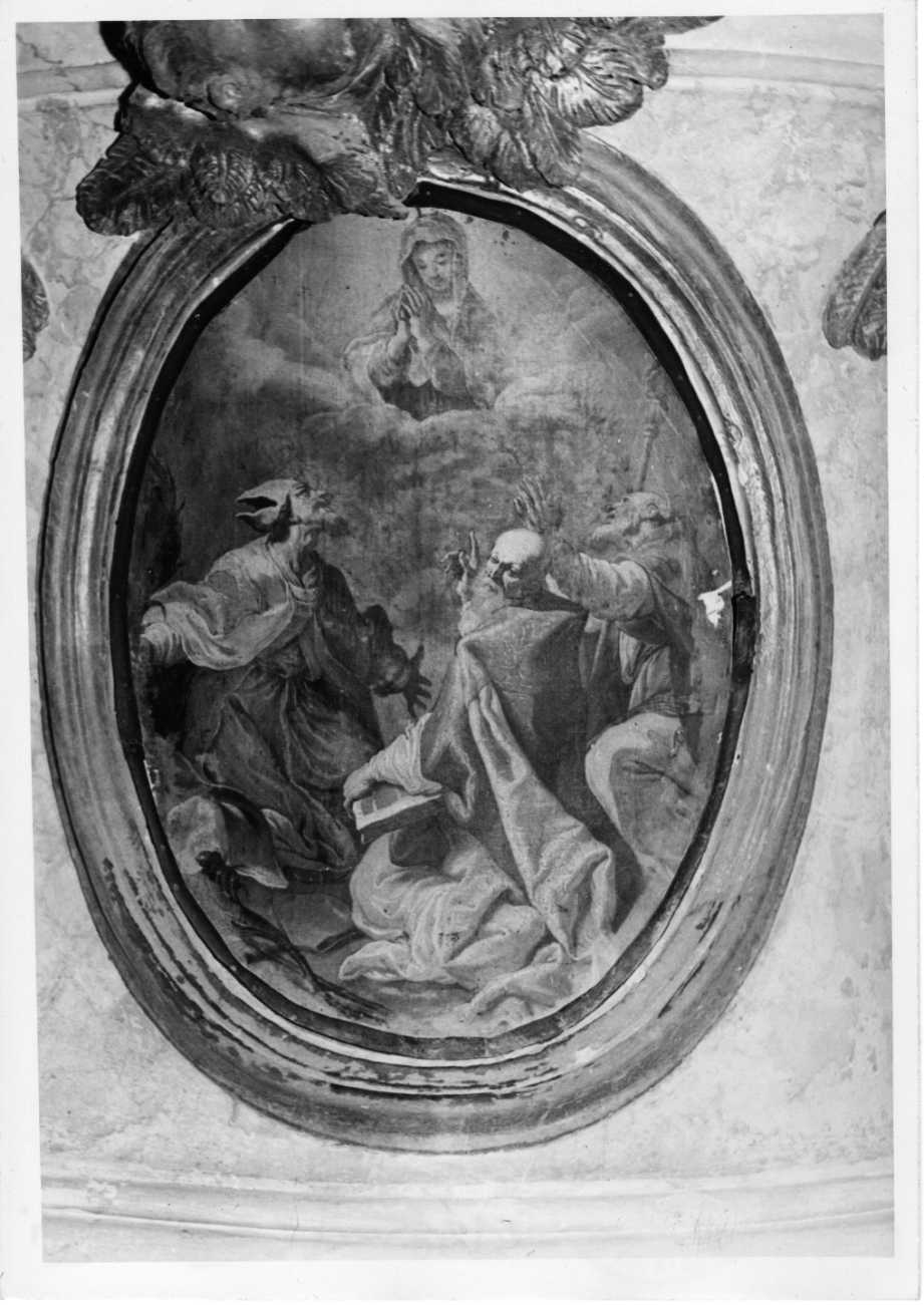 Visione di Santi (dipinto, opera isolata) - ambito Italia centrale (sec. XVII)