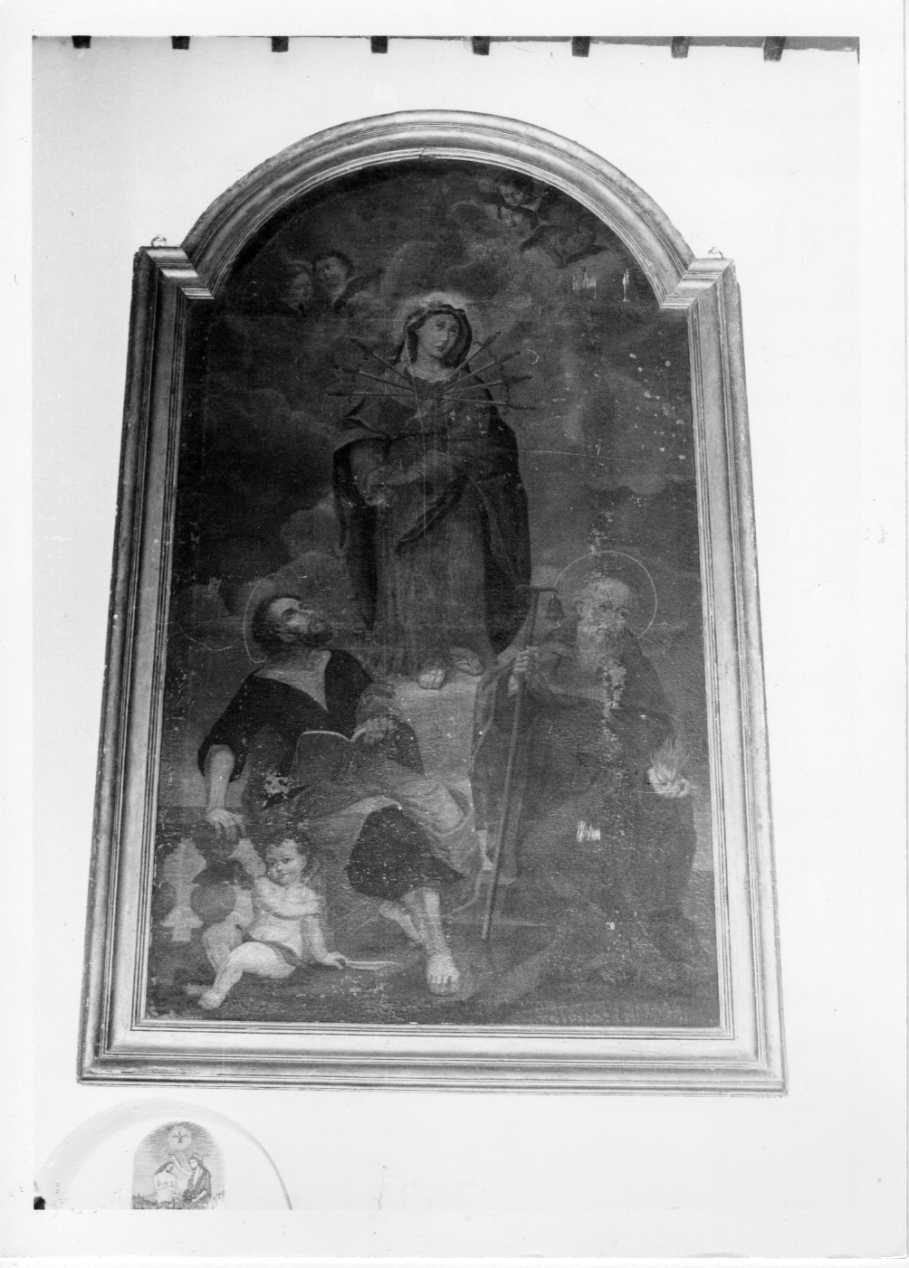 Madonna Addolorata e Santi (dipinto, opera isolata) - ambito Italia centrale (sec. XVII)