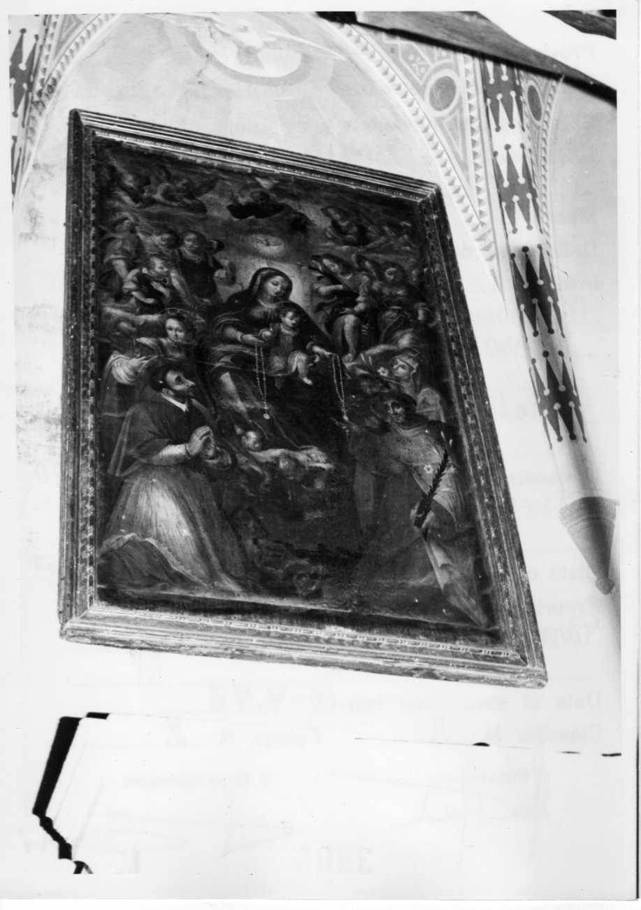 Madonna del Rosario con Santi (dipinto, opera isolata) - ambito Italia centrale (sec. XVIII)
