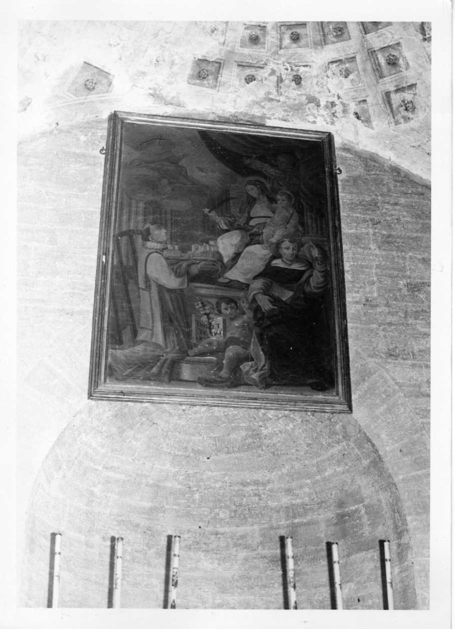 Madonna in trono con Bambino e Santi (dipinto, opera isolata) - ambito Italia centrale (sec. XVII)