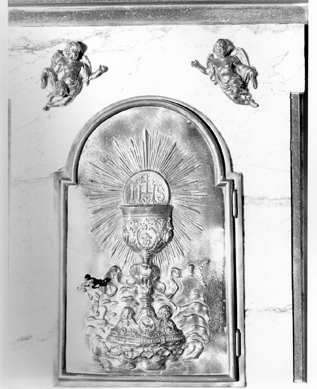 sportello di tabernacolo, elemento d'insieme - bottega umbra (sec. XVIII)