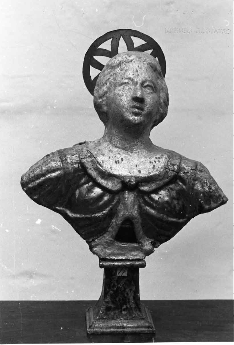 Santa (reliquiario - a busto, opera isolata) - bottega umbra (sec. XVIII)