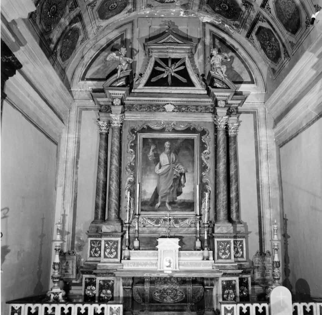 altare - a edicola, opera isolata - bottega Italia centrale (sec. XVII)