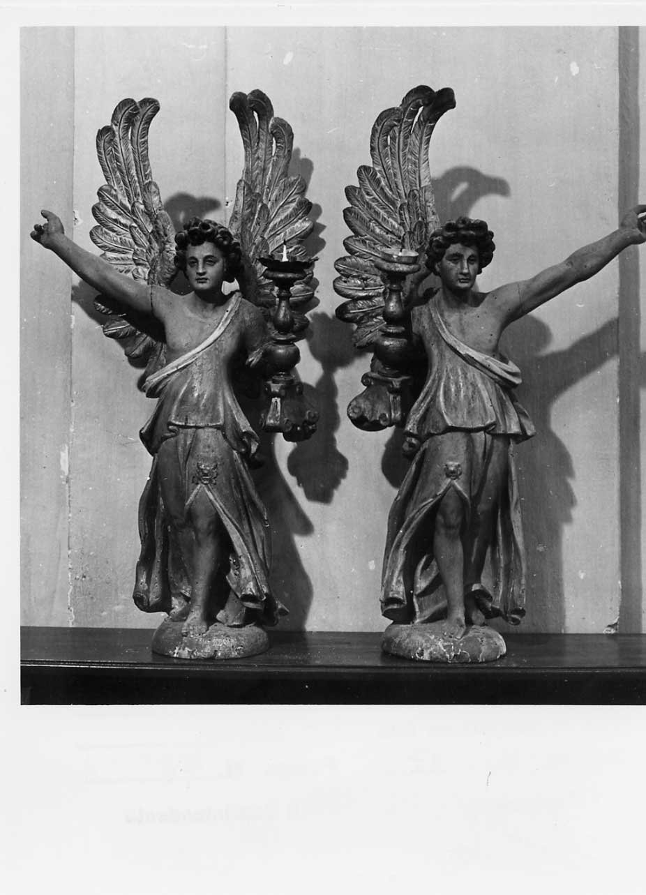 candelabro - a statua, coppia - bottega Italia centrale (prima metà sec. XVIII)