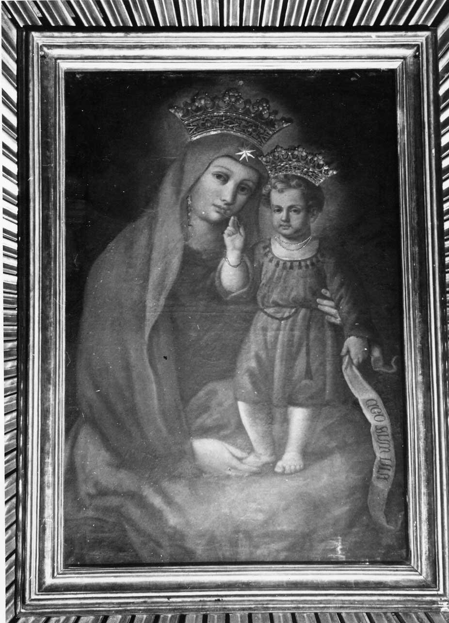 Madonna con Bambino (dipinto, opera isolata) - ambito Italia centrale (sec. XVII)