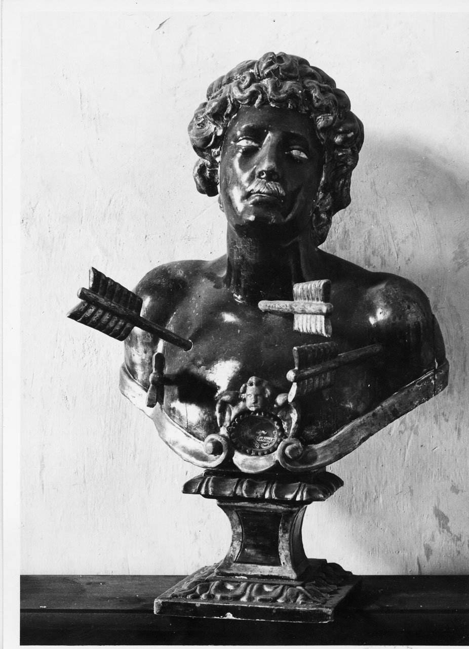 reliquiario - a busto, opera isolata - bottega Italia centrale (sec. XVII)