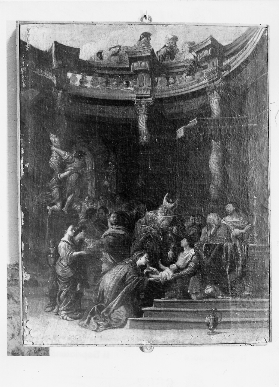 presentazione di Gesù al tempio (dipinto, opera isolata) - ambito veneto (sec. XVII)