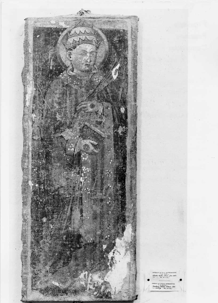 Santo papa (dipinto, opera isolata) - ambito umbro (prima metà sec. XV)