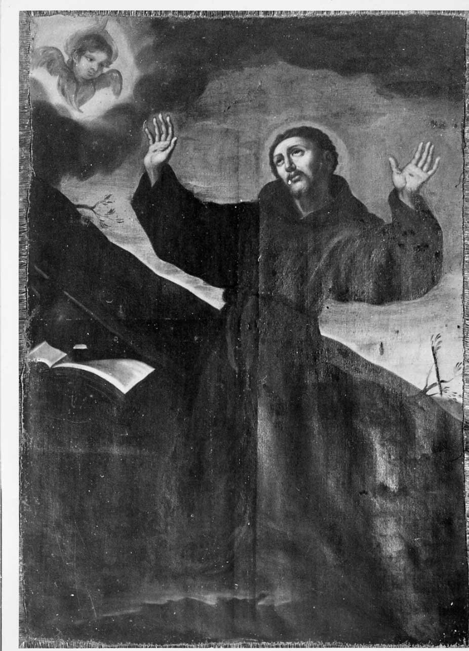 San Francesco d'Assisi (dipinto, opera isolata) - ambito Italia centrale (sec. XVII)