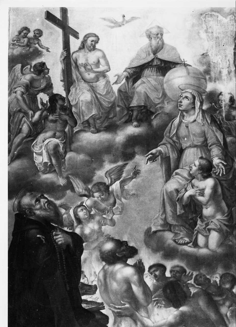 Trinità (dipinto, opera isolata) - ambito Italia centrale (fine/inizio secc. XVI/ XVII)