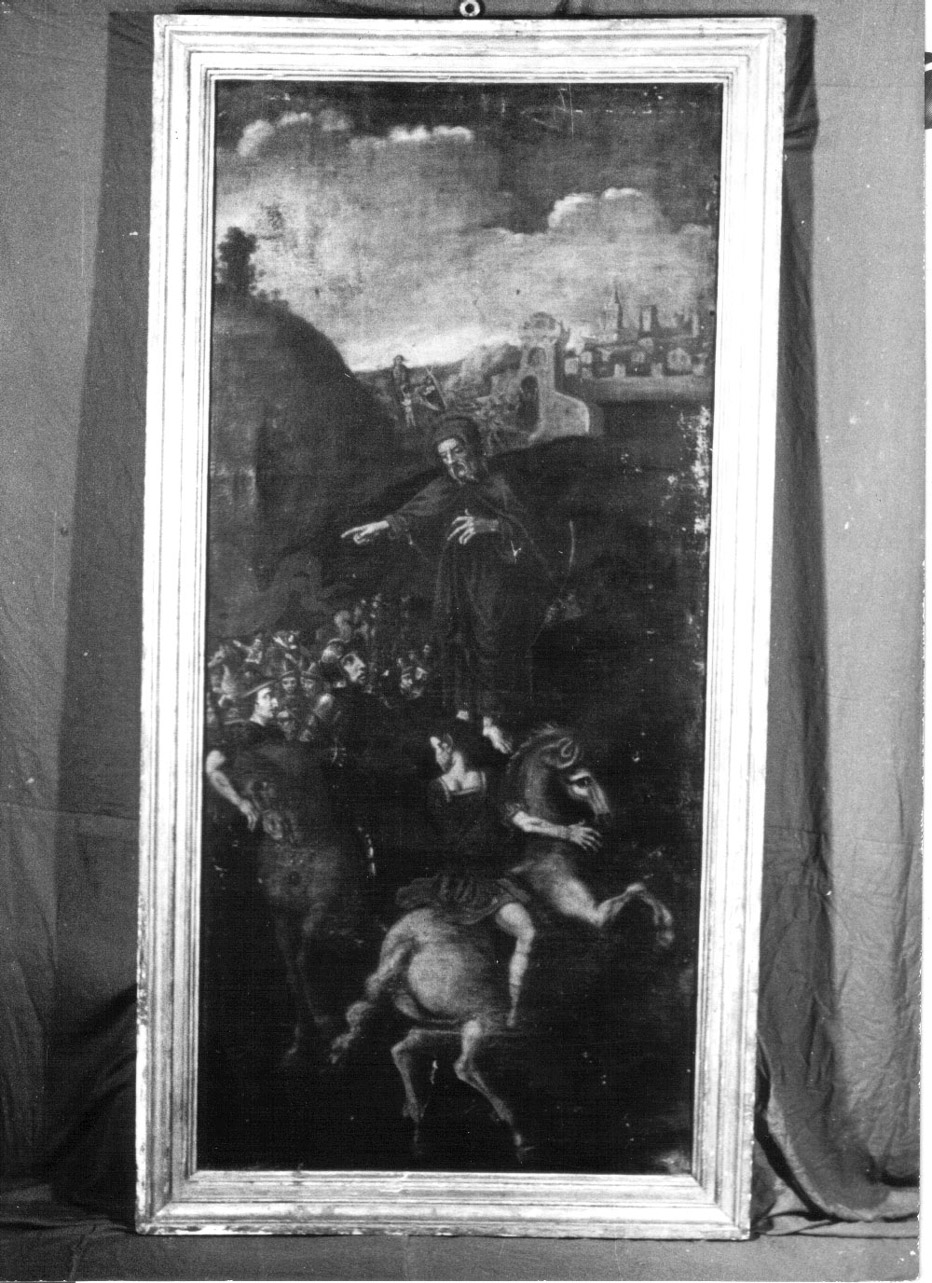 Esercito dei Cappelletti, storie della vita del Beato Angelo (dipinto, elemento d'insieme) - ambito Italia centrale (prima metà sec. XVIII)
