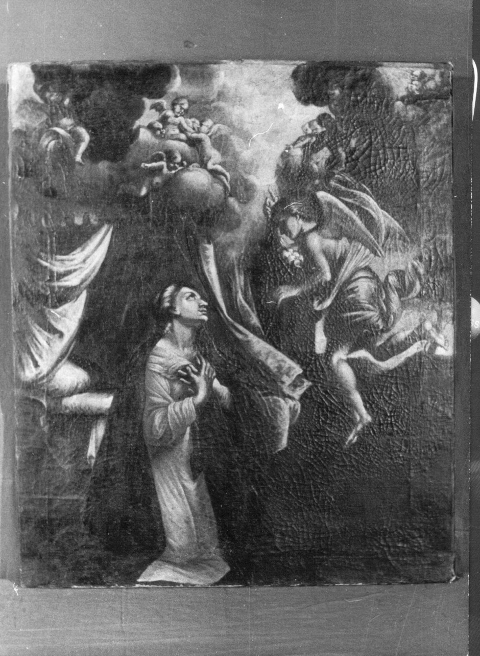 Annunciazione (dipinto, opera isolata) - ambito umbro (seconda metà sec. XVII)