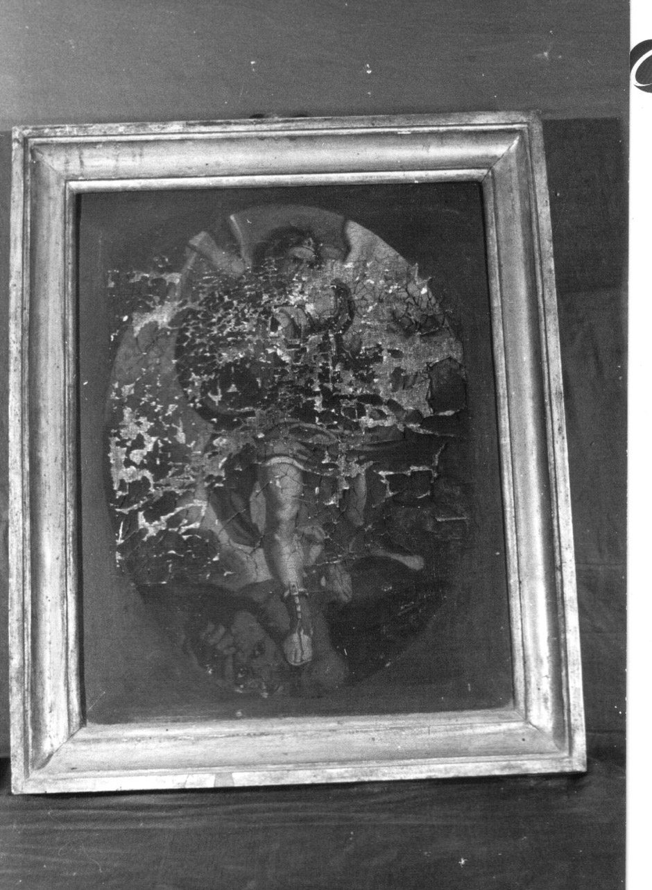 San Michele Arcangelo combatte Satana (dipinto, elemento d'insieme) - ambito Italia centrale (prima metà sec. XIX)