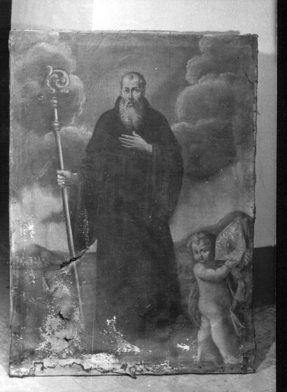 San Benedetto vescovo (dipinto, opera isolata) - ambito Italia centrale (prima metà sec. XVIII)